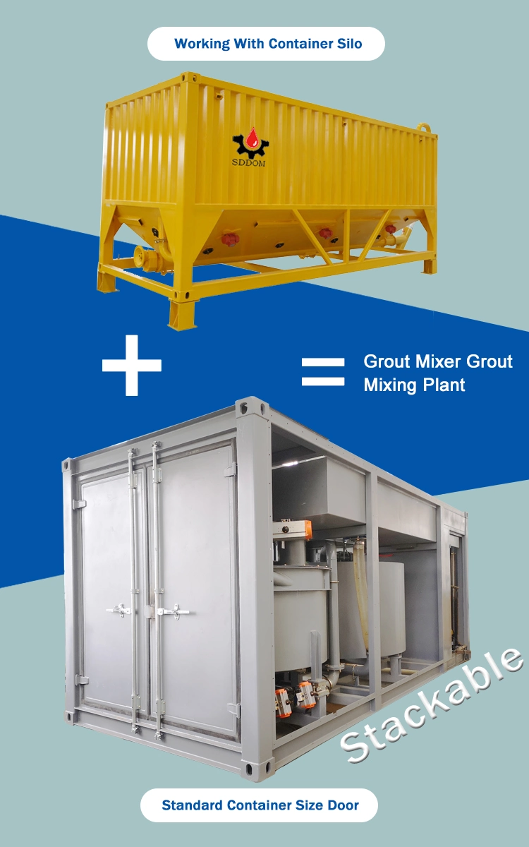 Industrial Cement Grout Grouting Pump Cement Bucket Pump Grouting Mixer Machine Screed Mixer