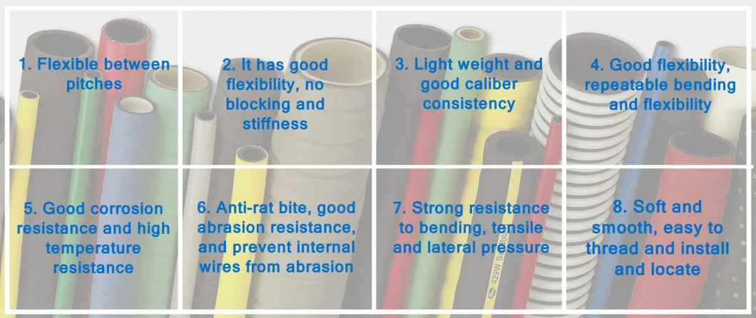 Rubber Hose Tubing Industrial Hose Assemblies Black Rubber Water Hose