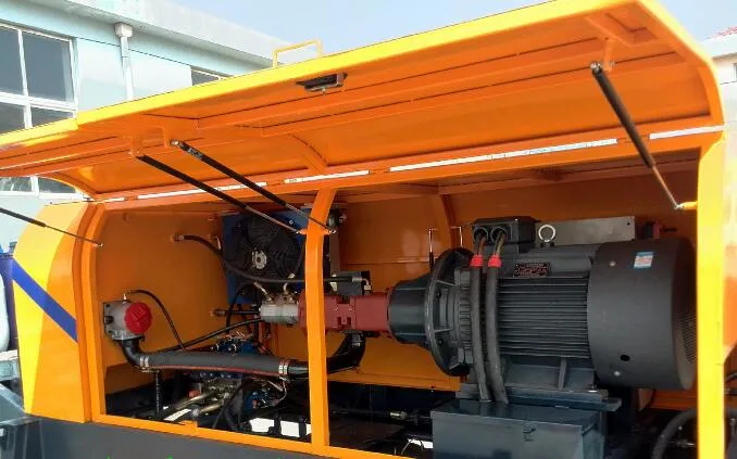 60m3/H Diesel Stationary Trailer Mounted Concrete Pump From Macpex