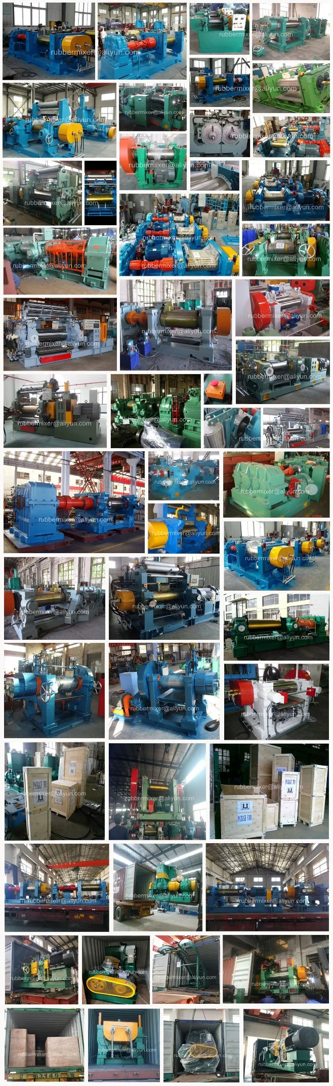 660 Bearing Rolls with Automatic Stock Blender Rubber Open Mixing Mill