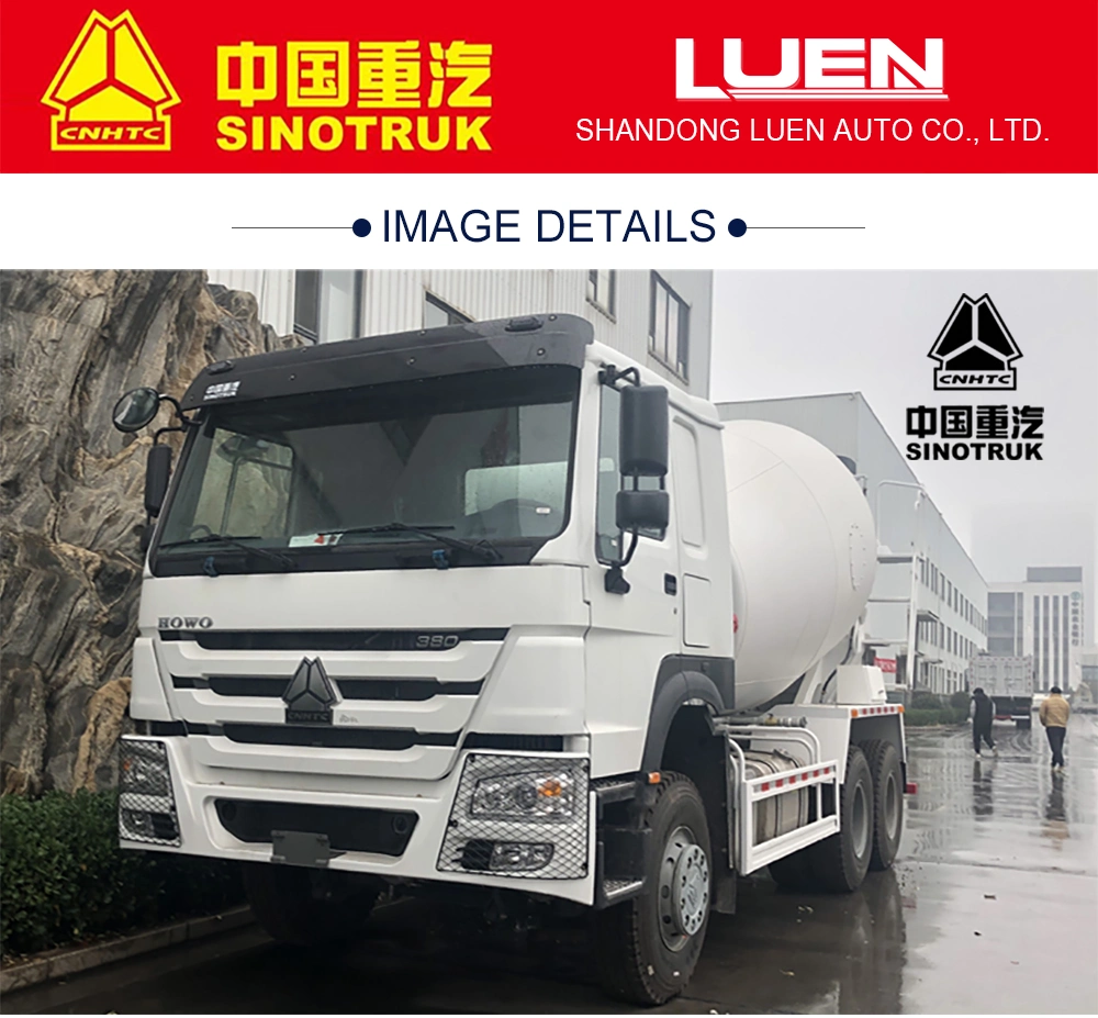 Sinotruk HOWO New 6X4 10m3 Cement Concrete Mixing Mixer Pump Truck