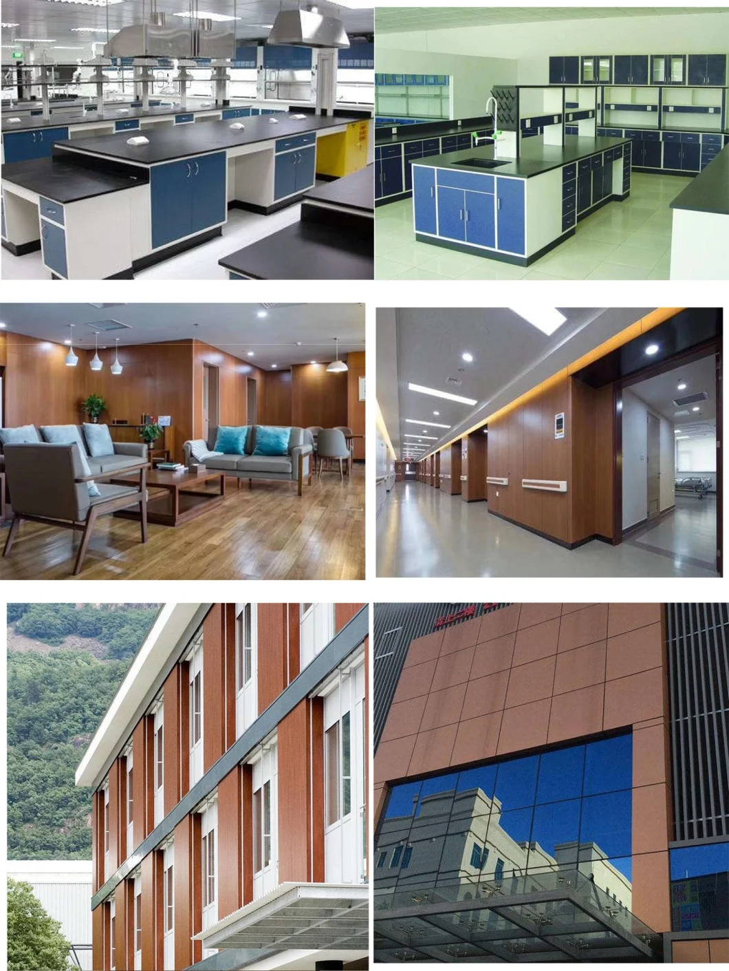 0.5mm-1mm HPL Fireproof Laminate Fire-Proof Plate