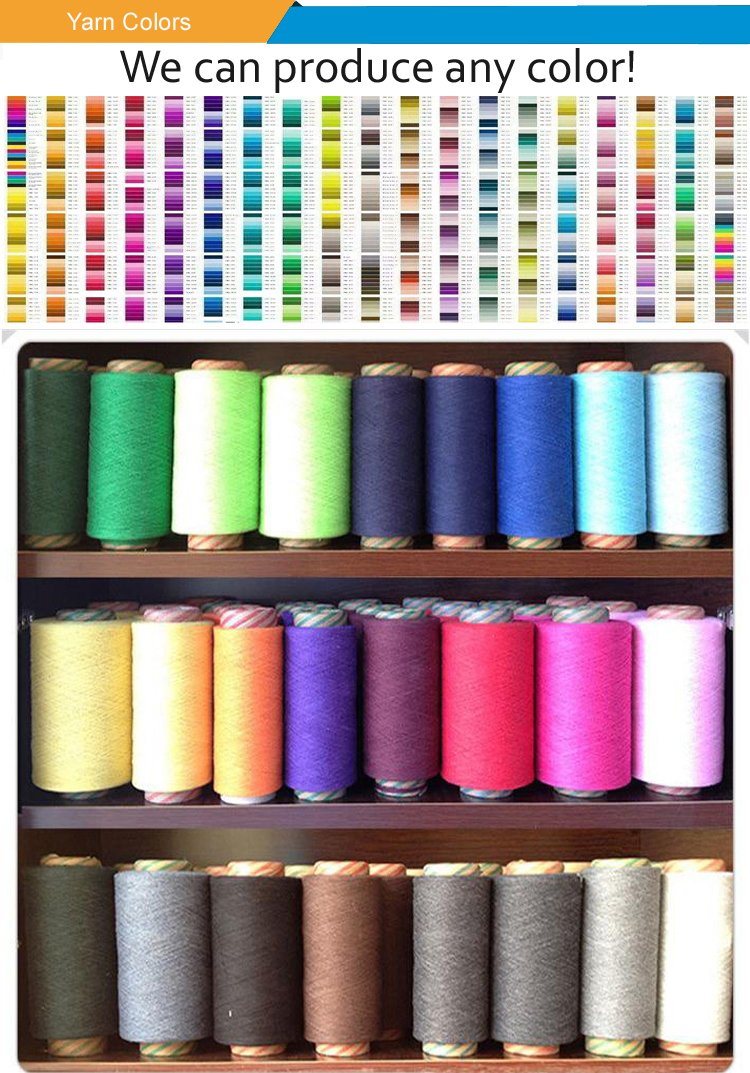 20s 24s 30s Towel Yarn Open End Spinning Regenerated Cotton Polyester Blended Yarn