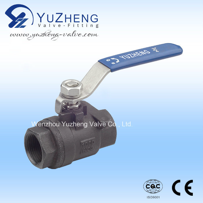 Stainless Steel 304 Threaded End Forged Ball Valve with Clamp End