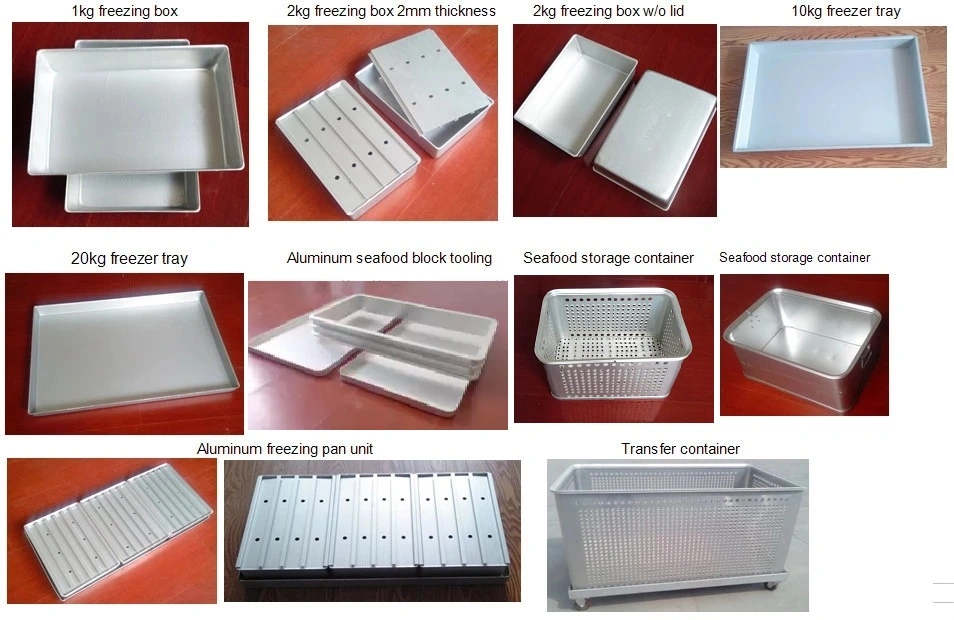 Aluminum Frame for Quick-Freezer with Aluminum Cover or Stainless Steel Cover