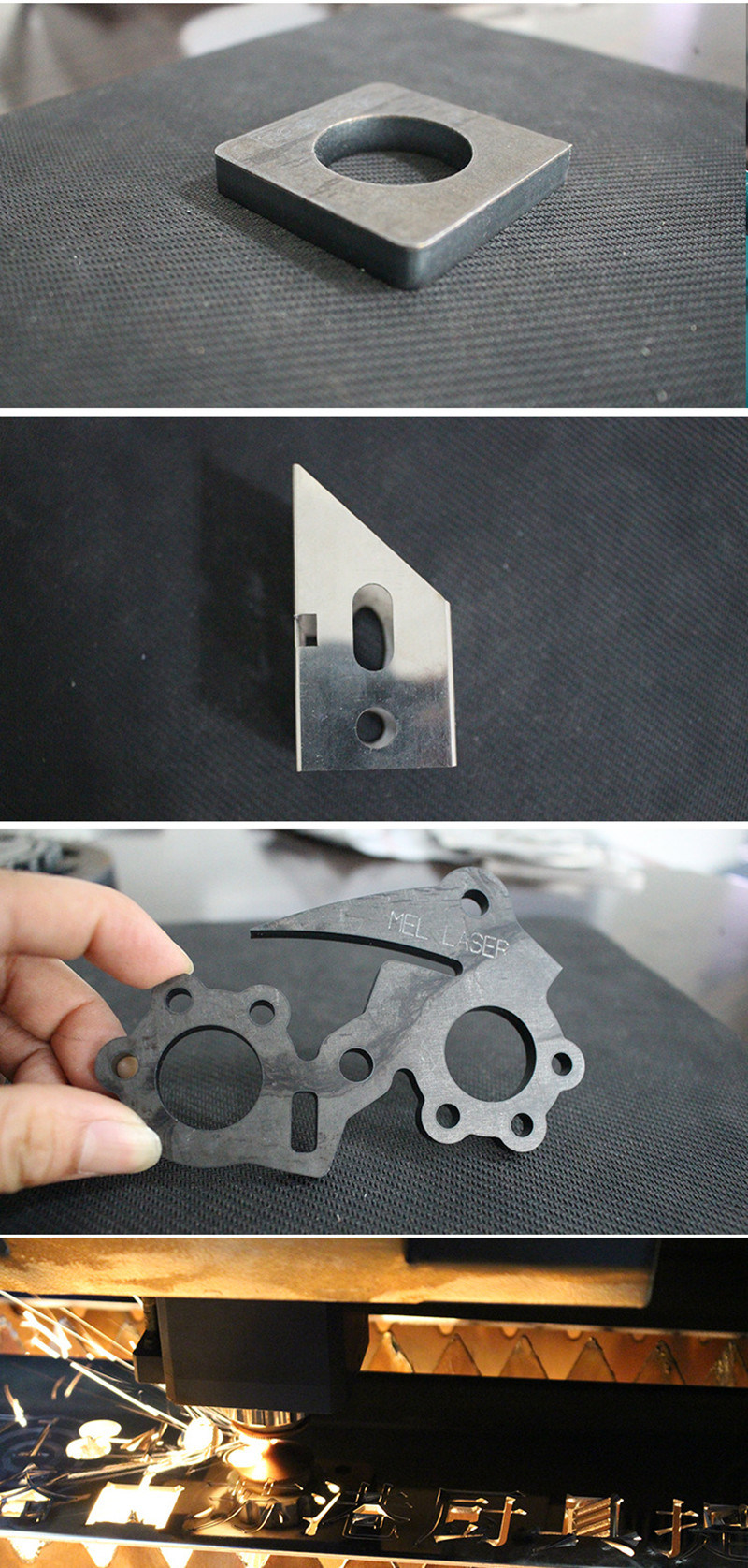 1000W~3000W China Raycus Ipg Single Bed Open Flat Bed Metal CNC Fiber Metal Laser Cutting