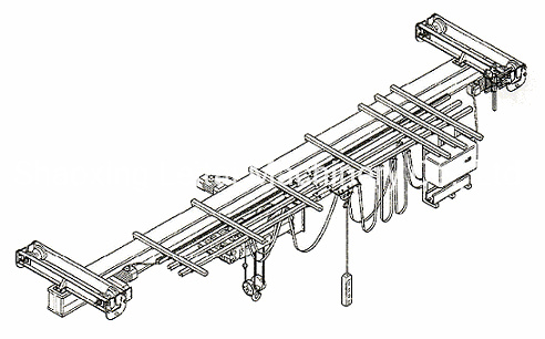End Trucks End Carriage with Motor for Overhead, Gantry Crane