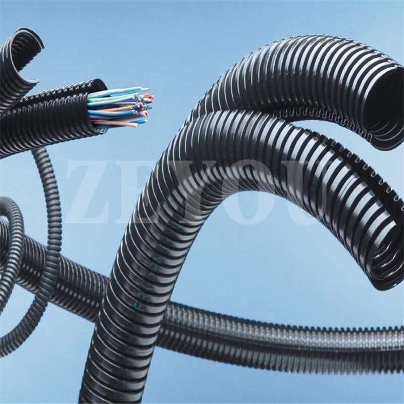 PA Nylon Double Deck Openable Convaluted Corrugated Hose