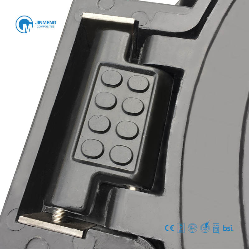 BS En124 Jinmeng Drainage Cover Drain Manhole Covers Drawing FRP Manhole Cover SGS