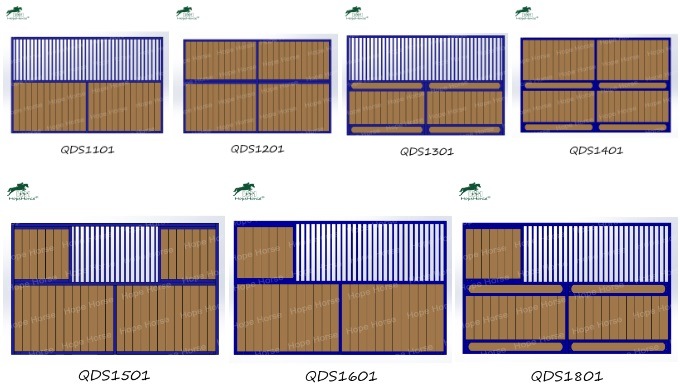 HDG Finish and Powder Coated Finish Customized Horse Stall Horse Stable