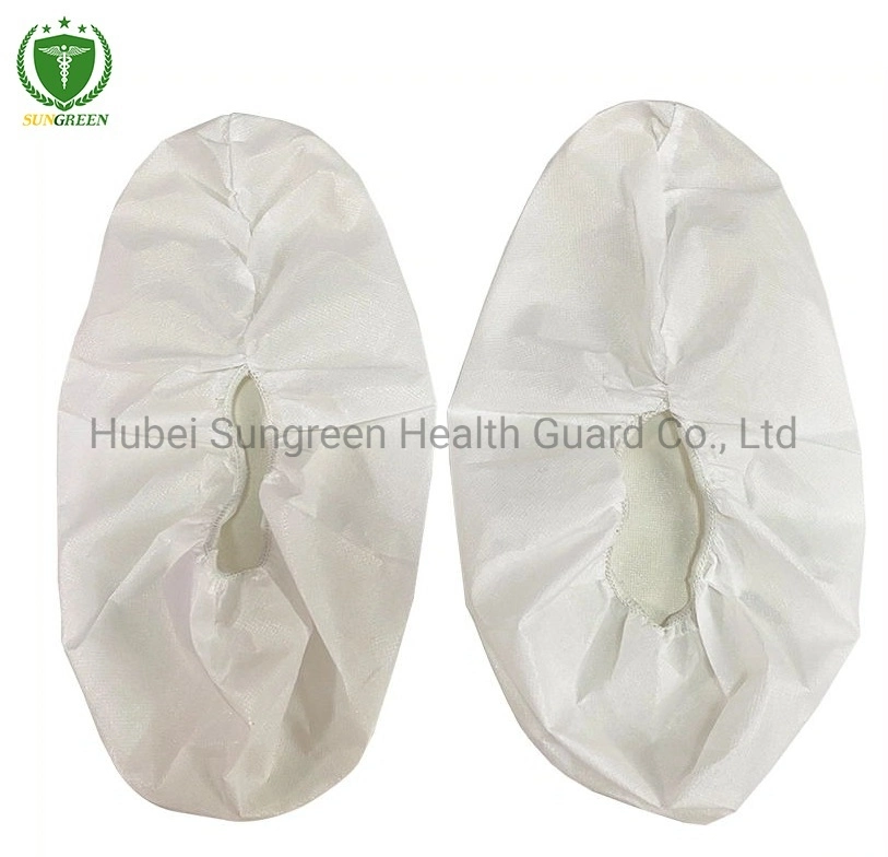 Cleanroom-weißer Schuh-Deckel, wasserdichter Overshoe, Ameise-Schiene Schuh-Deckel