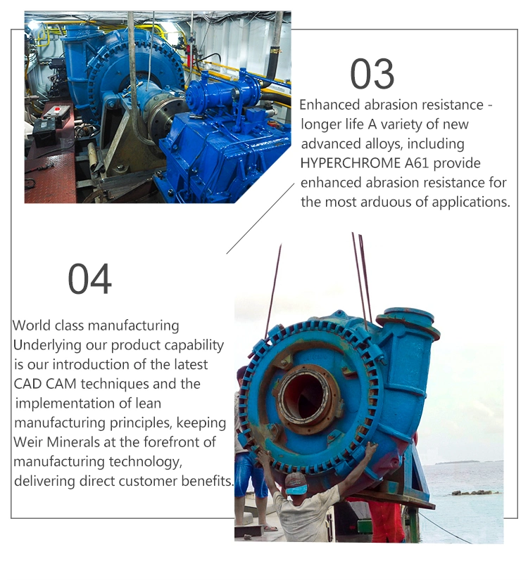 6/4D-G High Flow Capacity Gravel Pump Mining Sand Gravel Dredge Pump Electric Slurry Pump