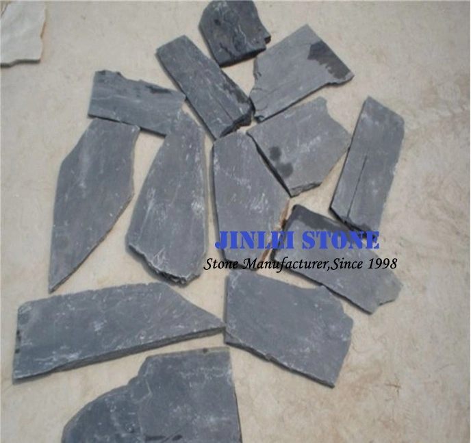 Natural Grey Basalt Stone Stepping Irregular Flagsstone Bluestone Basalt for Landscape Garden Decoration