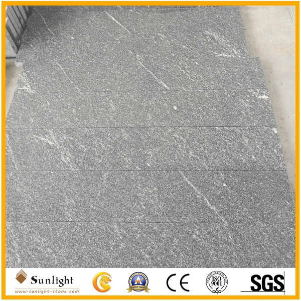 Natural Stone Exterior Wall Tile Snow Grey Granite with Sandblasted Finish for Cladding/Covering