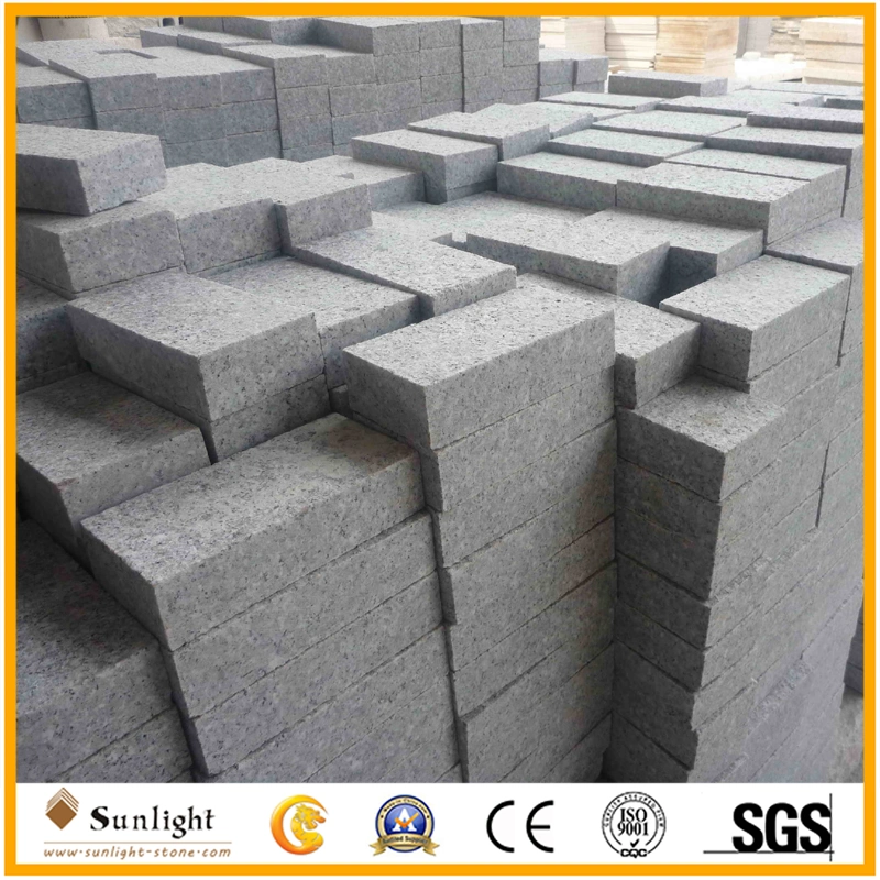 Natural Grey Sea Flower Granite Rhombus Paver Stones for Landscape