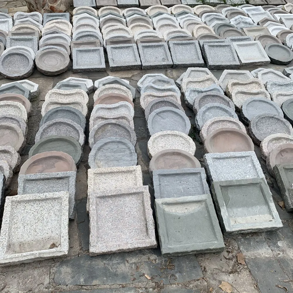 Stone Factory Garden Decoration Natural Stone Basalt Granite Polished Birdbath
