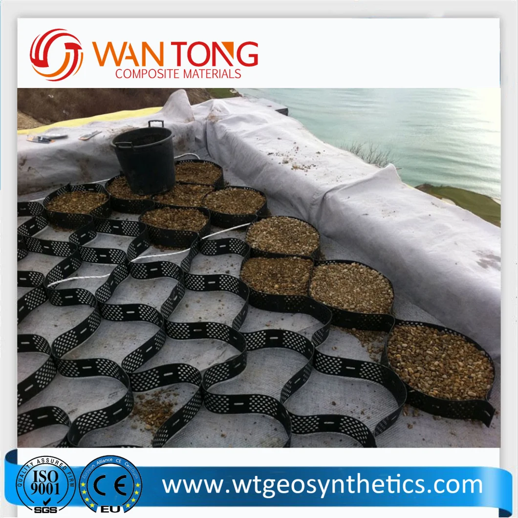 Plastic HDPE Black Driveway Grid Gravel Geocell for Gravel Driveway