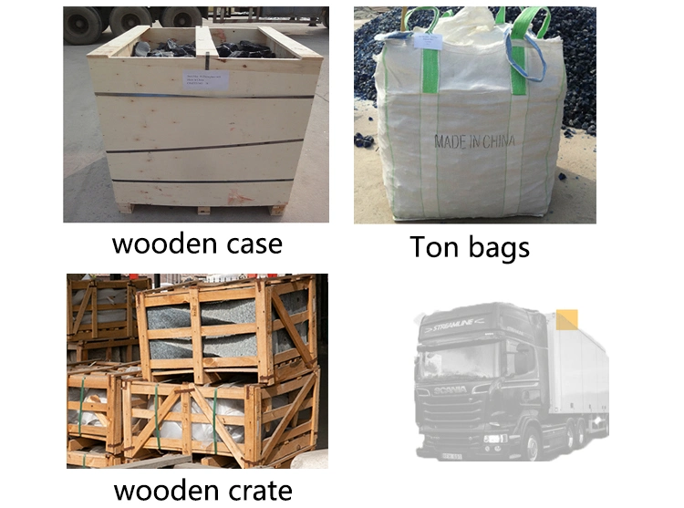 Wholesale Cheap Natural Stone Flamed Granite Pavement Stone
