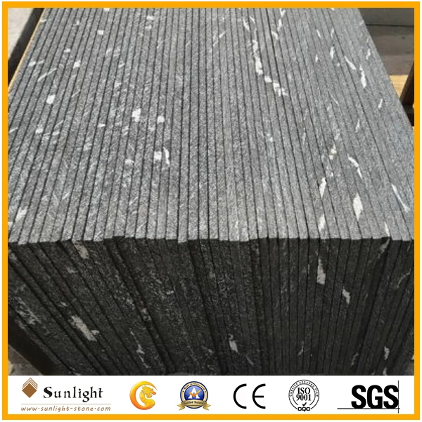 Natural Stone Exterior Wall Tile Snow Grey Granite with Sandblasted Finish for Cladding/Covering