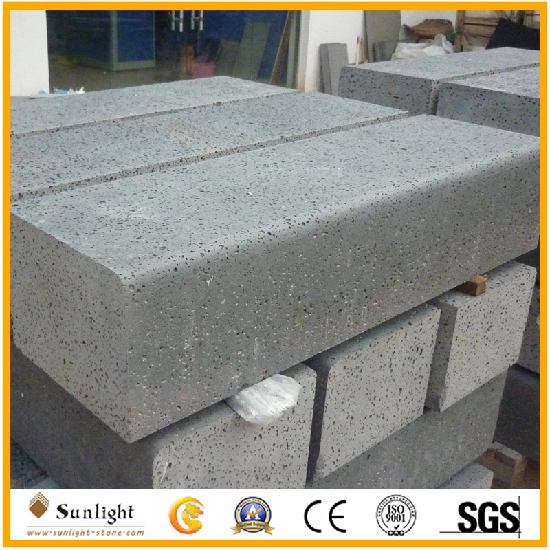Natural Grey Sea Flower Granite Rhombus Paver Stones for Landscape