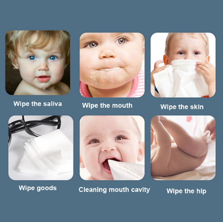 Wholesale 10PCS/Bag Biodegradable Baby Wipes Disenfectant Wipes