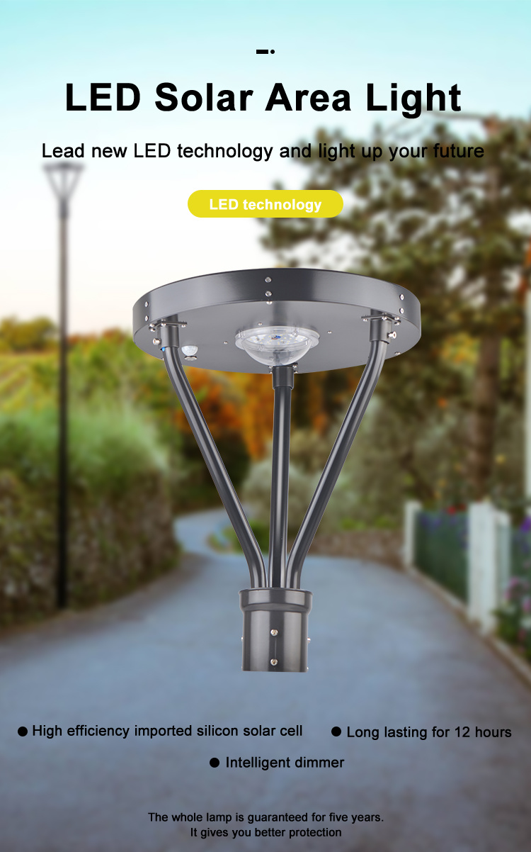Small Rechargeable Battery for Solar Lights 15W Post Garden Lights