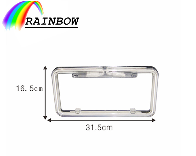 Performance American Car Parts Waterproof LED Flash Function Customized Logo for Us American Cars Neon License Plate Frame/Holder/Mold/Cover