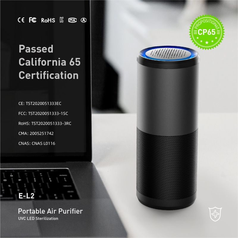 Ce Easy Cary Portable USB 13grade HEPA Carbon Filter Car Air Purifier