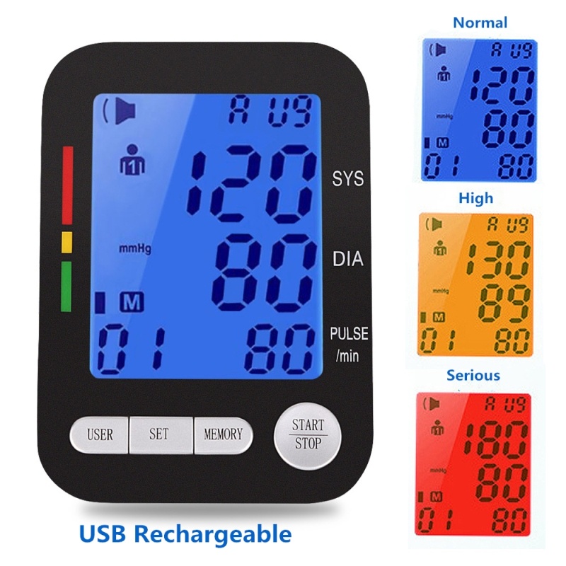 Hot Sale Ambulatory Blood Pressure Machine Upper Blood Pressure Monitor Arm Type Electronic Blood Pressure Monitor