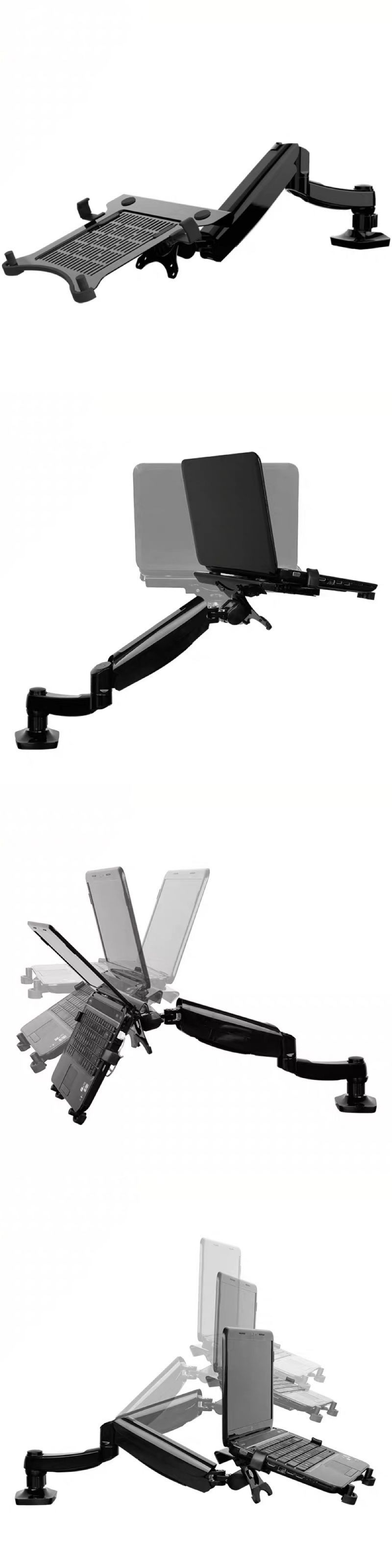 Monitor Desk Mount Stand Monitor Arm with Adjustable Gas Spring Computer Monitor Stand