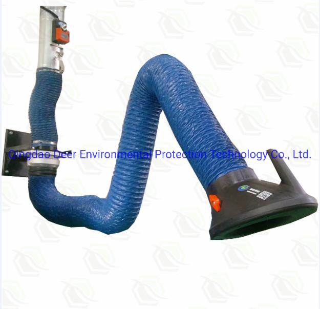 Bench Mounted Fume Extraction Arm/ PP Suction Arm with Dome Hood