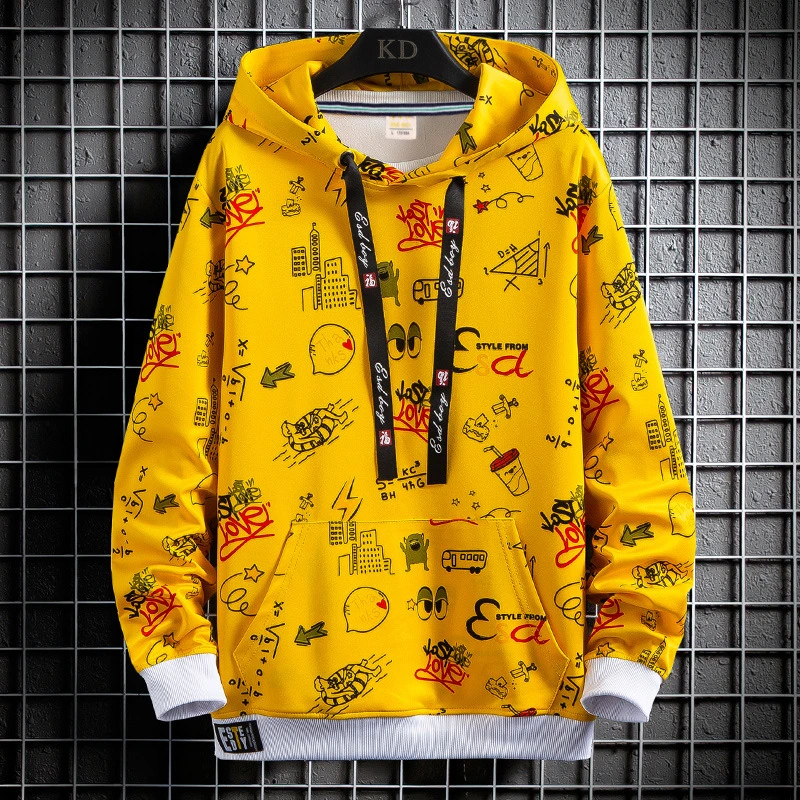 New Loose Hoodie Sweater Men's Casual Trendy Men's Shirt