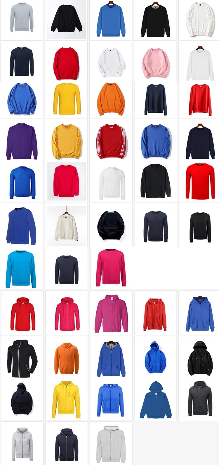 Wholesale Winter Thick Red Custom Plain Pullover Streetwear Hoodie