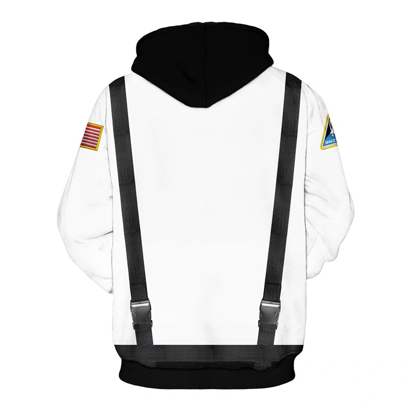 100%Polyester 3D Personalized Sublimation Custom Logo Printed Embroidered Men Hoody