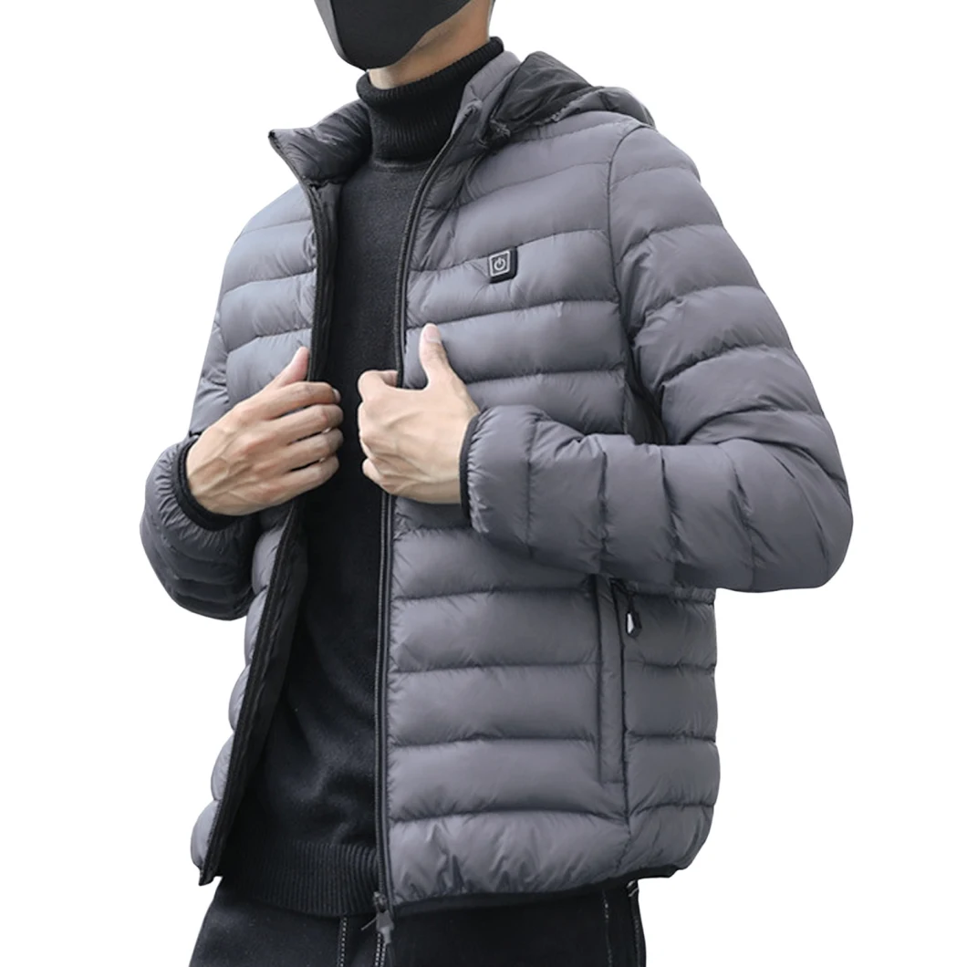 Winter Warm Lightweight Hoodie Heating Down Jacket