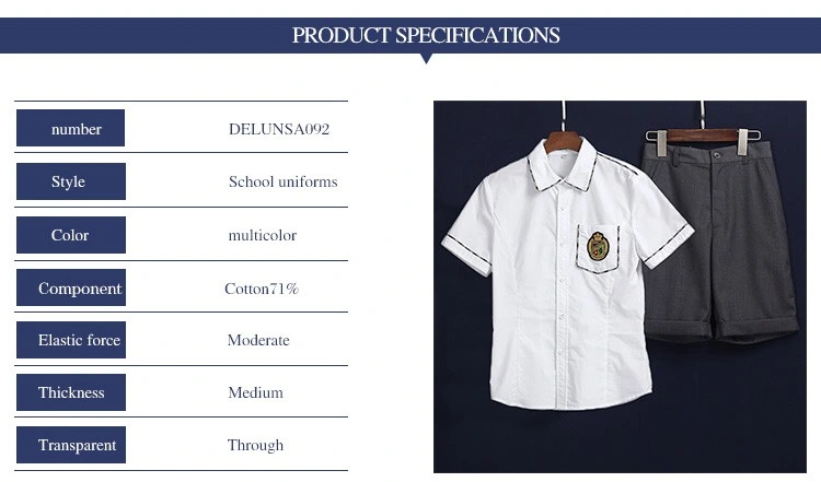 Preppy Style Beautiful Kids Polo Shirts Primary School Uniforms