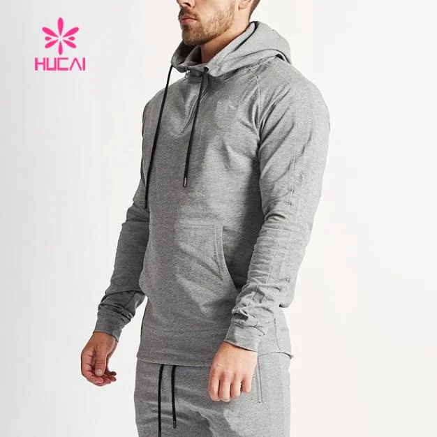 Men Fitness Hoodie Athletic Wear Gym Workout Sports Hoodie