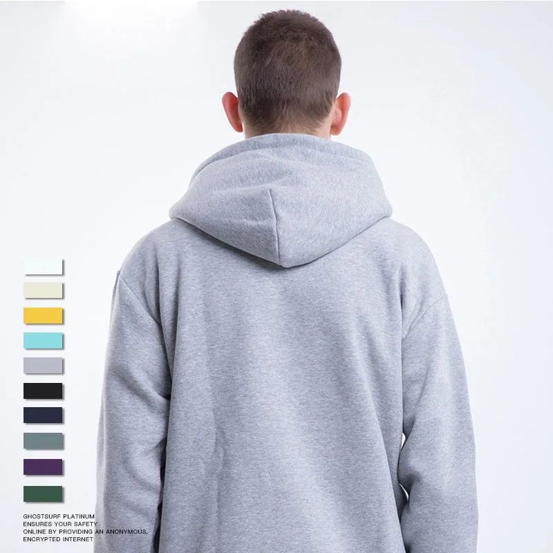 Custom Fashion Design Wholesale Men Blank Pullover Hoodies