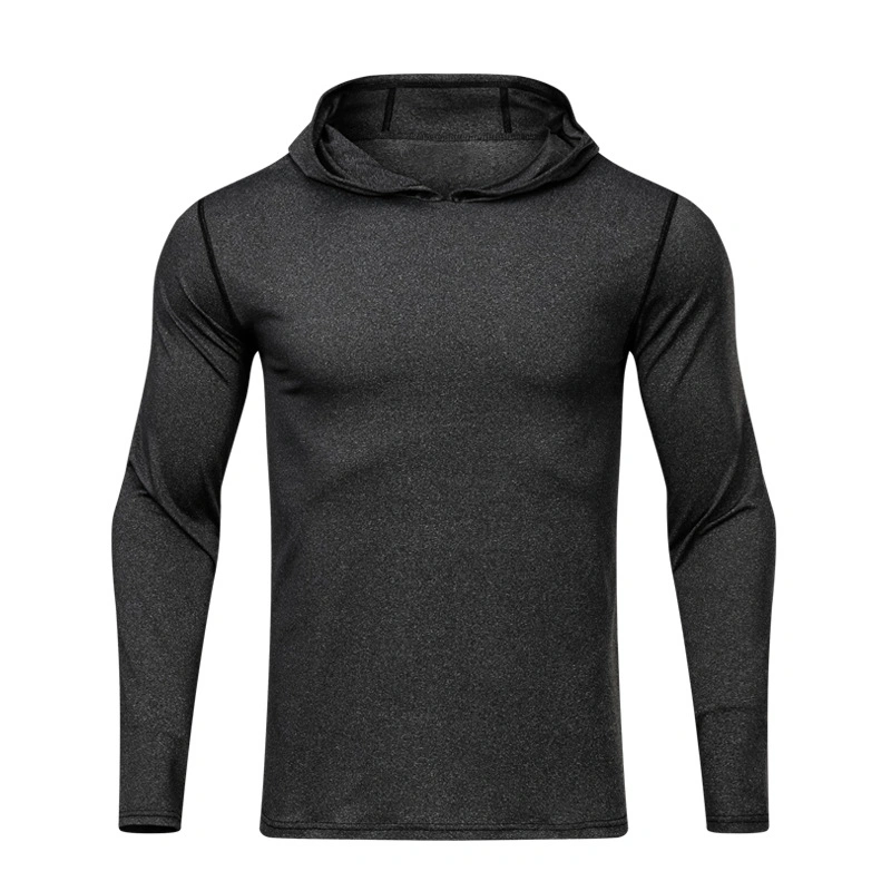 Fashion Polyester Clothing Men Fitness Athletic Wear Gym Workout Sports Hoodie