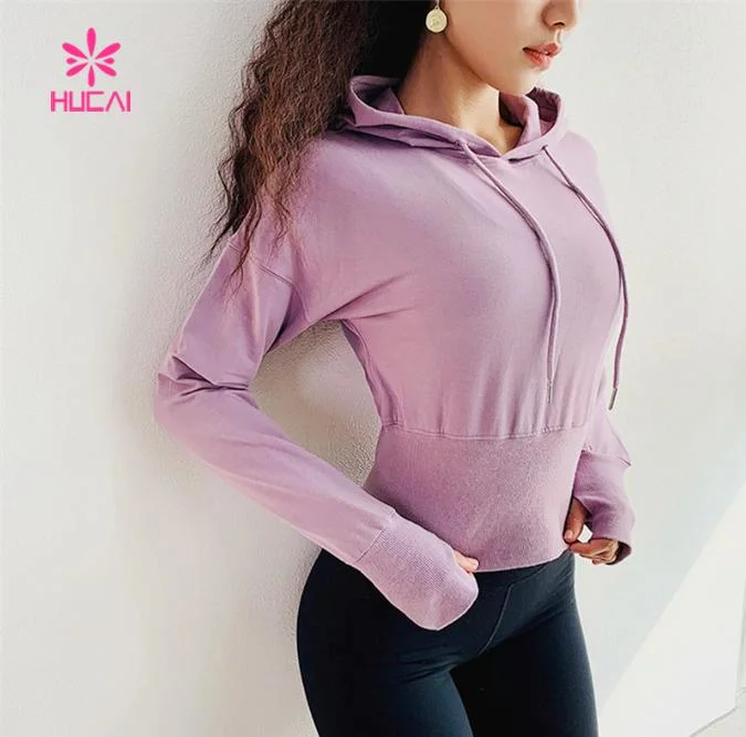 Wholesale Women Gym Wear Fitness Women Sports Hoodie