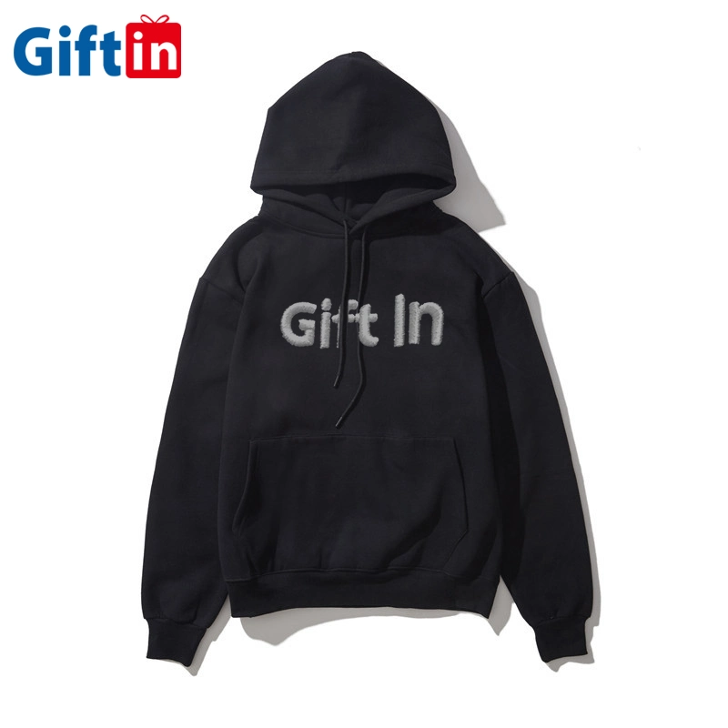 High Quality Wholesale Unisex Streetwear Mens Casual Custom Sweatshirt Manufacturer Hoodie Custom Embroider Logo