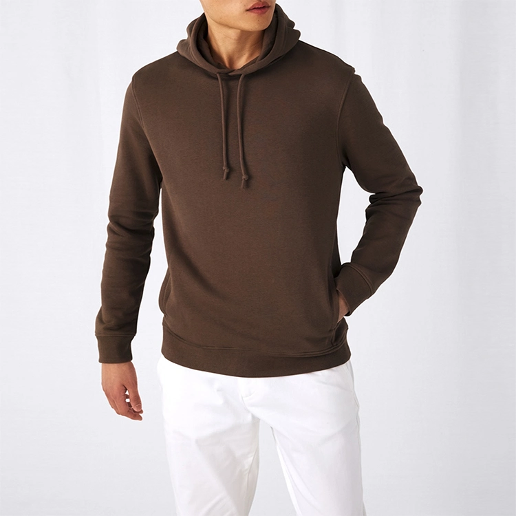 Custom Crew Neck 100% Organic Cotton Hoodie for Men