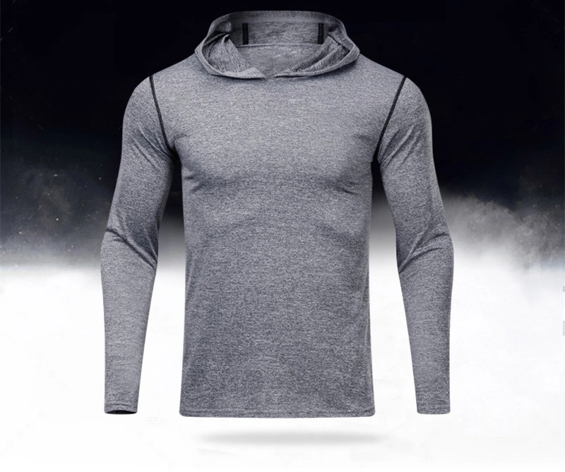 Fashion Polyester Clothing Men Fitness Athletic Wear Gym Workout Sports Hoodie