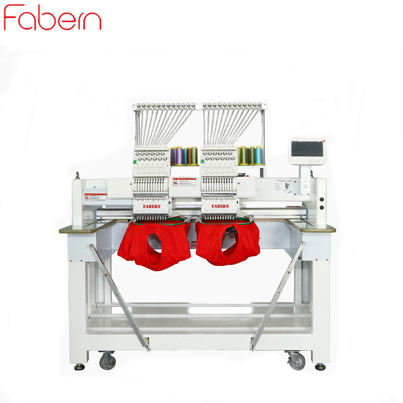 Computerized Embroidery Machine China Factory 2 Heads Embroidery Machine Computerized Garment Embroidery Machine with Sequin Device