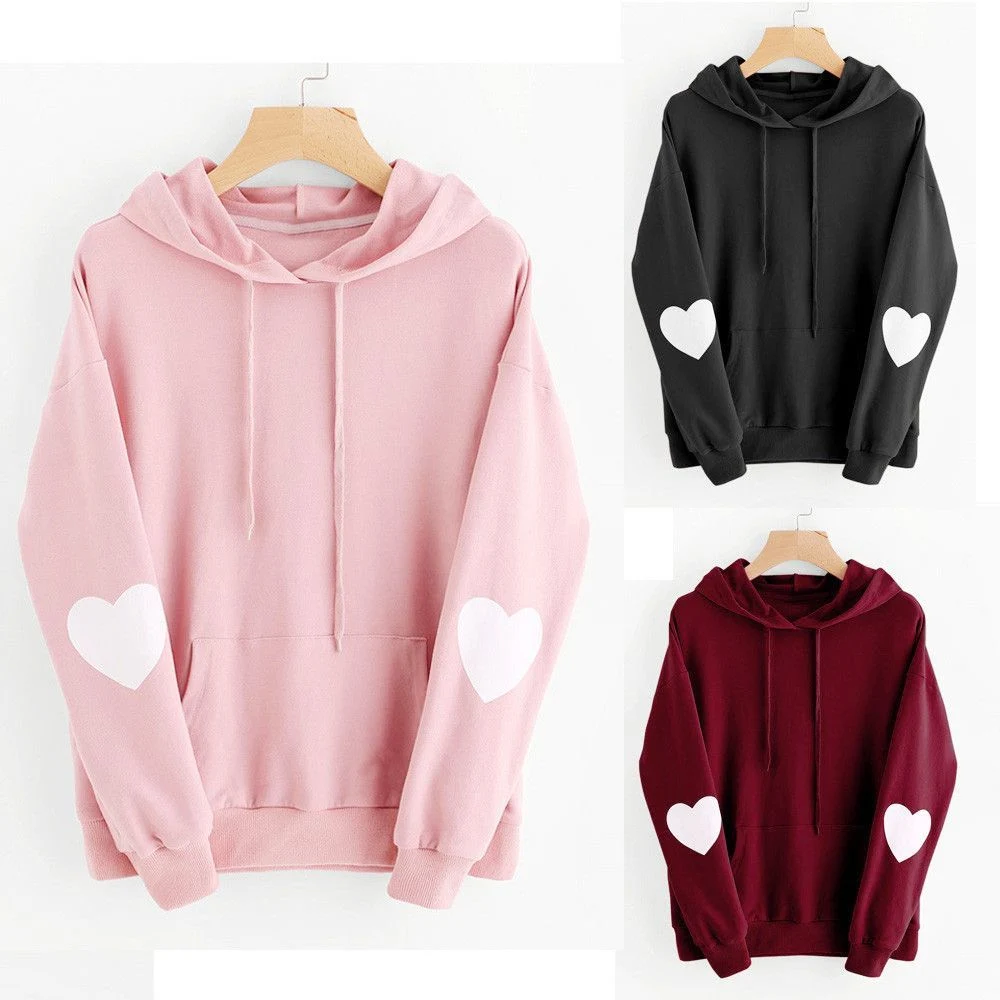 Wholesale Custom Logo French Terry Print Hoody Women Cute Hoodies Oversized Hoodie Women