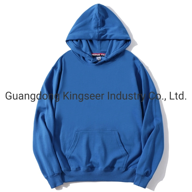 Custom High Quality 100% Cotton Hoody Print Logo Pullover Hoodie for Men Women Unisex Hoodies