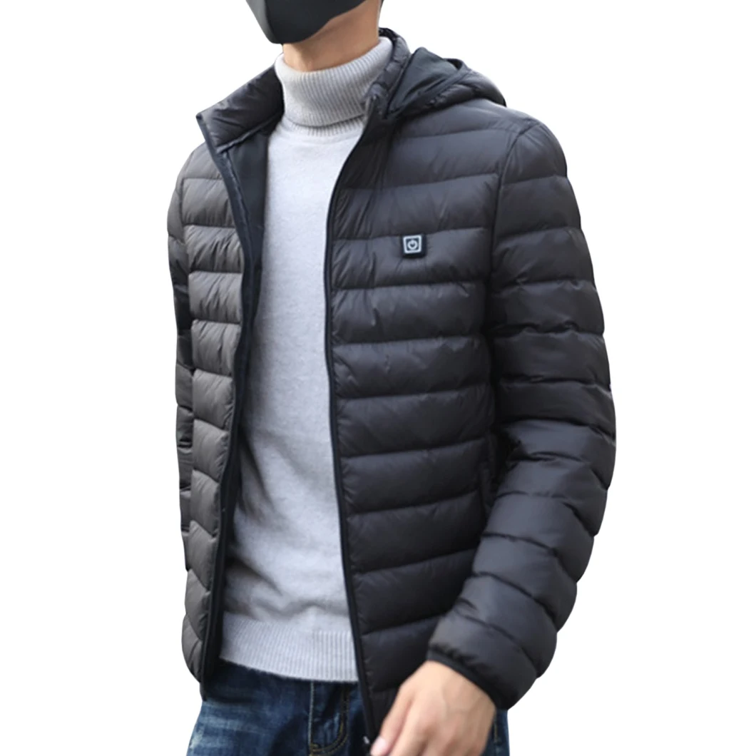 Winter Warm Lightweight Hoodie Heating Down Jacket