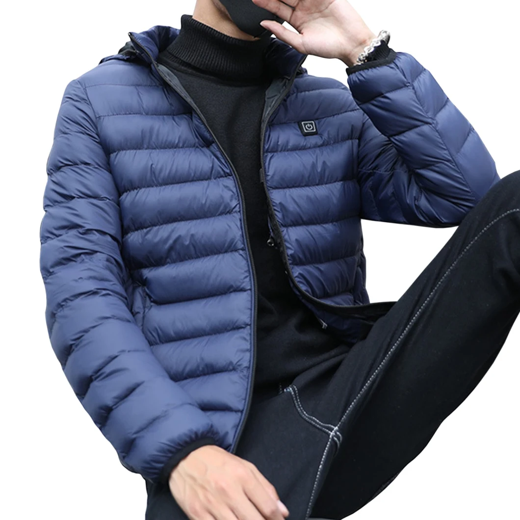 Winter Warm Lightweight Hoodie Heating Down Jacket