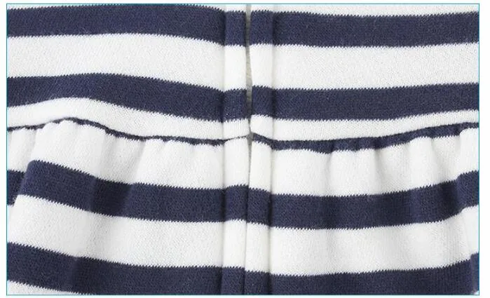 Boys Zipper Striped Cardigan Sweater Cotton-Cashmere Mixed Children Hoodies