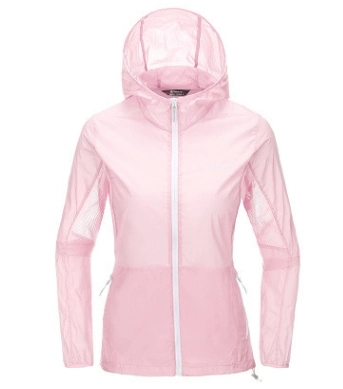 Sport Wholesale Jogging Jacket with Hoody for Womens